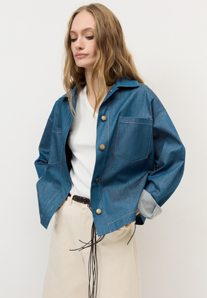Рубашка из денима