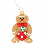 Украшение ёлочное "Пряничные человечки", 12 шт., 7 см, ЗОЛОТАЯ СКАЗКА, 592146