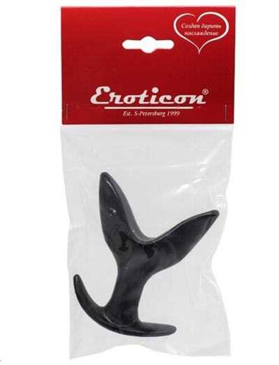 Анальная растягивающая пробка для ношения (Цвет: черный)