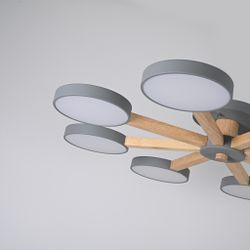 Потолочная Люстра Turna 8 Gray By Imperiumloft