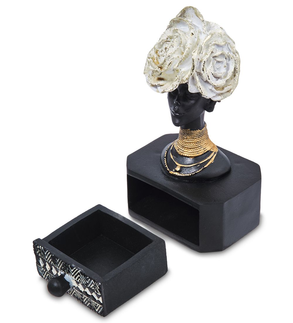 MN-196/1 Статуэтка-шкатулка «Африканка»