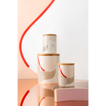 Банка для хранения бежевого цвета с авторским принтом из коллекции freak fruit, 1,25л