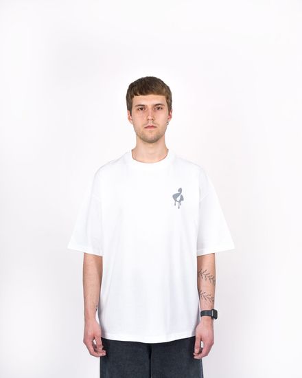 Футболка UNIFORM Relaxed Heavy Star белый