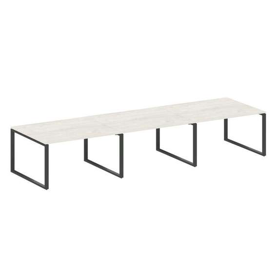 Метал Систем Переговорный стол (3 столешницы) на О-оразном м/к БО.ПРГ-3.3