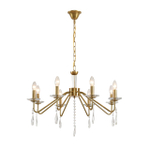 8319/8 CLASSI LN26 077 шампань/прозрачный, металл/хрусталь Люстра E14 8*40W 220V SEVERINA