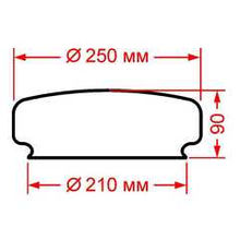 Стекло судового светильника СС-838