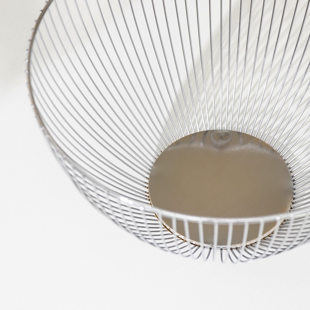 Ваза для фруктов 25х25х13,5 см, хром