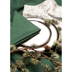 Скатерть на стол из хлопка зеленого цвета Russian North, 150х250 см