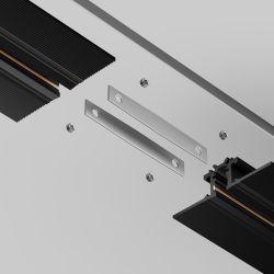 Коннектор прямой для шинопровода, 2шт Maytoni   TRA184C-12S