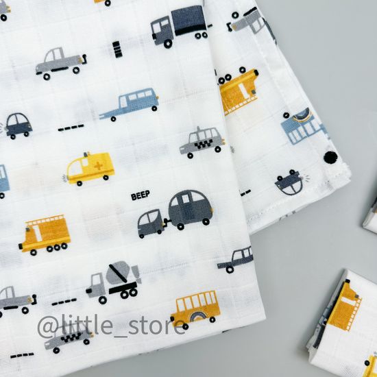 Комплект муслиновый, Машинки