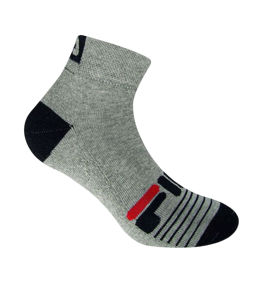 Теннисные носки Fila Fitness Quarter Socks 3P - grey