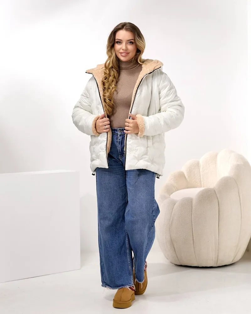 Куртка с мехом УК-4431 Фабрика Моды