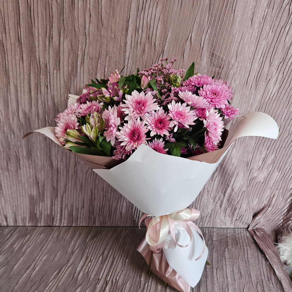 Букет "розовое золото"