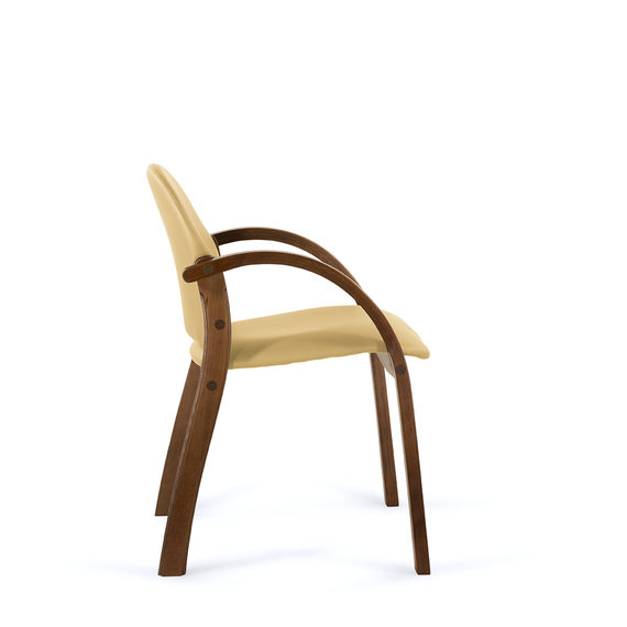 Стул Джуно D8 (темный орех) S-0426 (светло-коричневый)