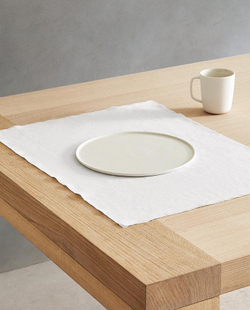ZARA HOME ЛЬНЯНАЯ САЛФЕТКА, ЭКРЮ
