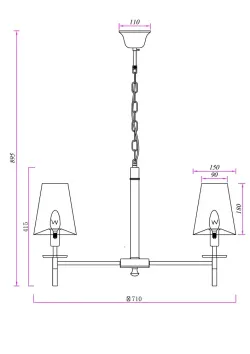 Подвесная люстра Arte Lamp