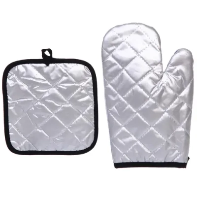 Прихватка в наборе с прихваткой-варежкой «Мрамор» 25,5*16 см, 17*17 см