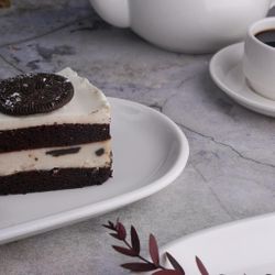 Блюдо овальное 22,5*12,3 см h2,1 см для подачи белое фарфор NEW P.L. Proff Cuisine [10]