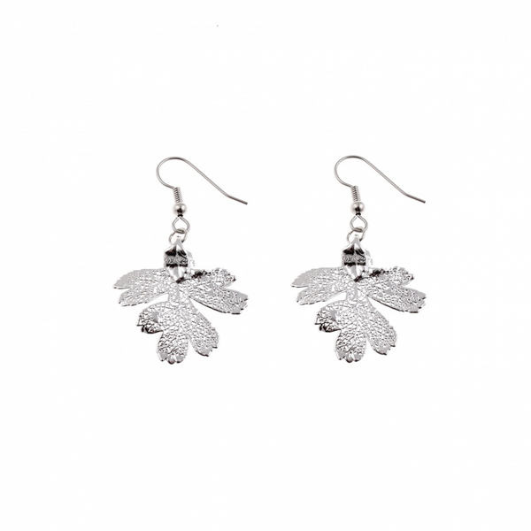 Серьги листья Ester Bijoux Боярышник LF203C-S BW