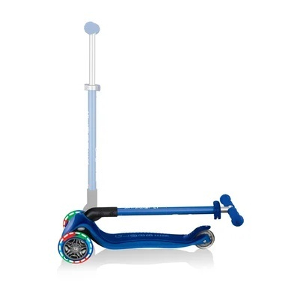 Самокат Globber Primo Foldable Plus Lights синий