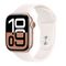 Часы Apple Watch Series 10 42mm Rose Gold Aluminium Case, Sport Band (Light Blush) M/L