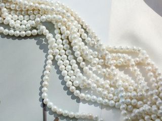 "Жемчуг круглый" 4мм, "Майорка. Имитация" (нить)