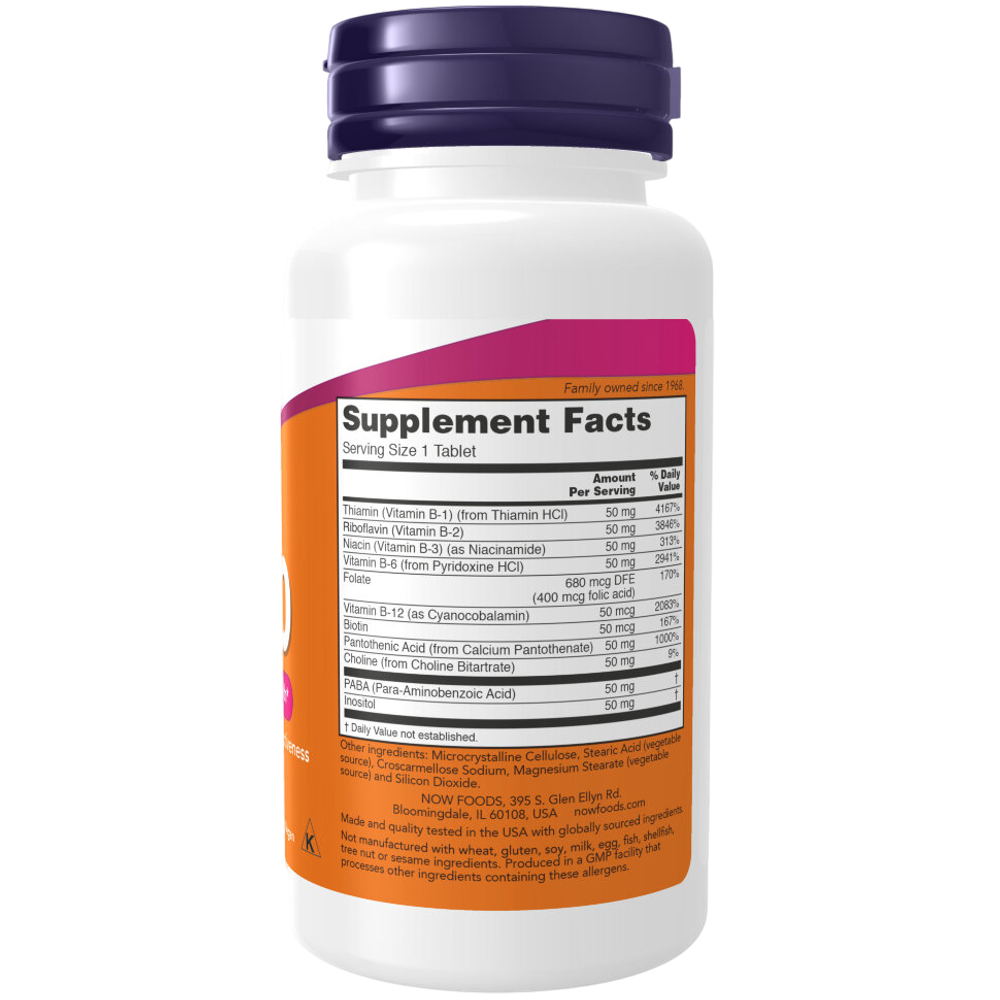 Now Foods B-50 100 / 250 tablets, B - Комплекс