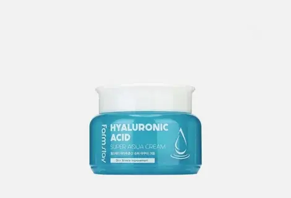 Farm Stay Увлажняющий крем для лица с гиалуроновой кислотой Hyaluronic Acid Super Aqua Cream