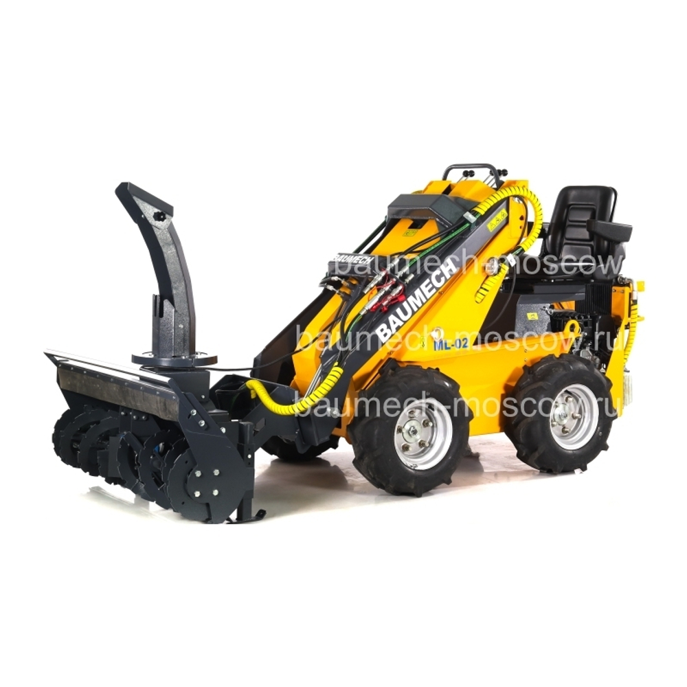 Baumech ML-02 со снегоротором, ширина 110см, высота 45см, диаметр шнека 30см