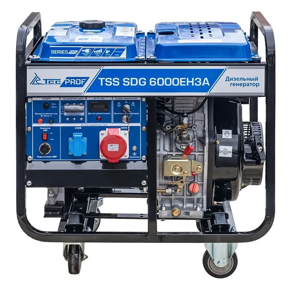 ТСС SDG 6000EH3A дизель генератор с блоком АВР ТСС С 9000/400 077016/190048