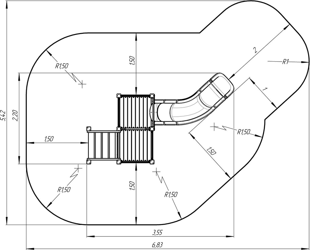 Детский городок Белгород ДГ102.00.1