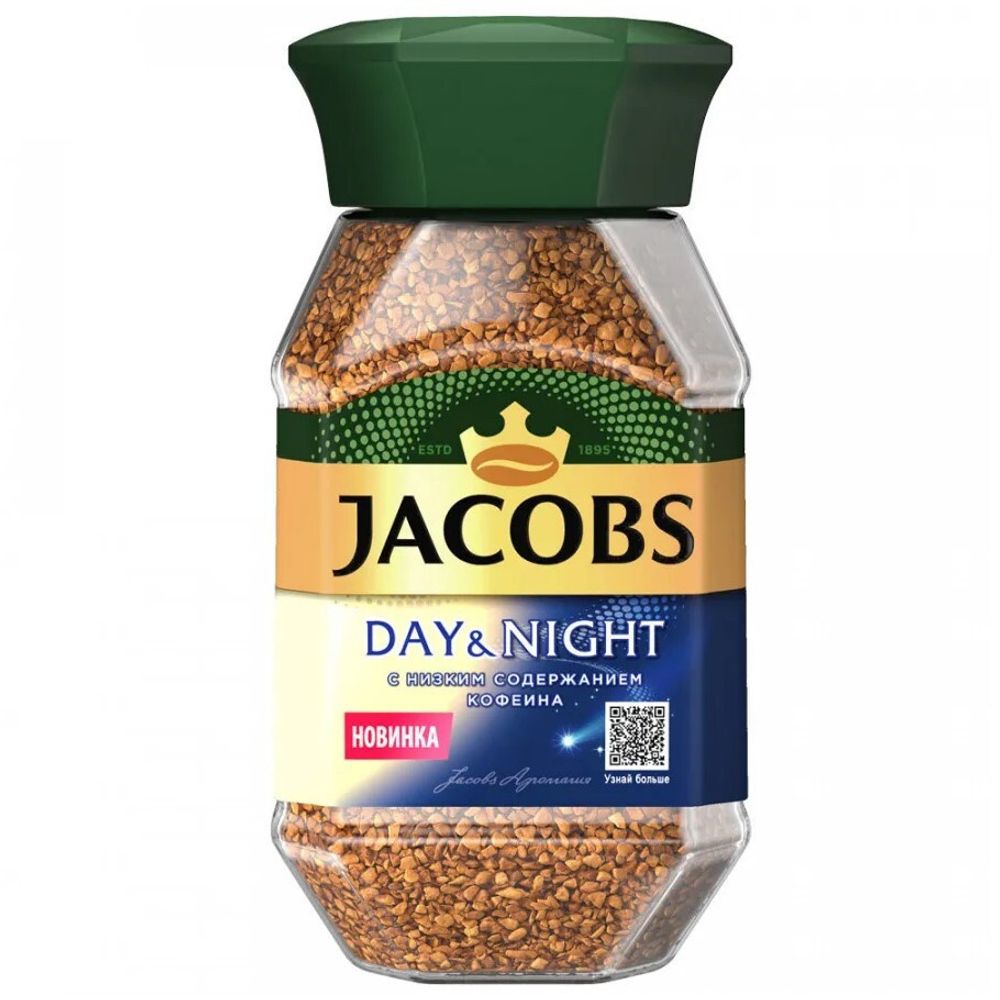 Кофе растворимый Jacobs День и ночь Day&amp;Night, 95 г 3 шт