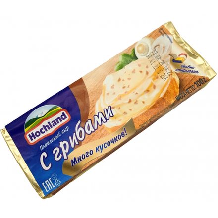 Сыр Hochland плавленный с грибами 100 гр