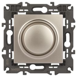 14-4101-04 ЭРА Светорегулятор поворотно-нажимной, 400ВА 230В, IP20, Эра Elegance, шампань | Elegance Шампань