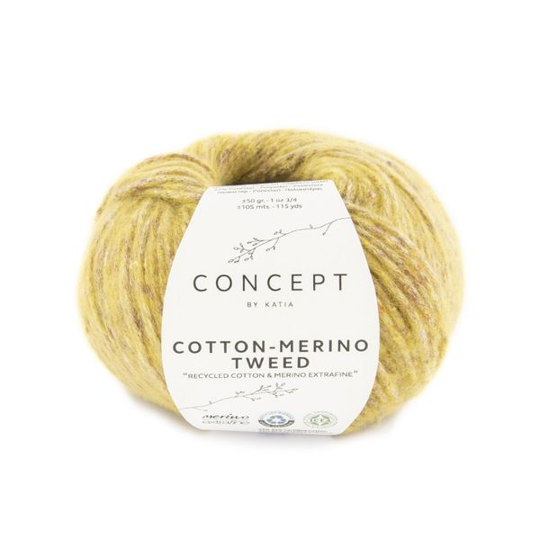 Cotton Merino Tweed (53% Хлопок 25% Меринос 22% Полиэстр) 105м/50 гр