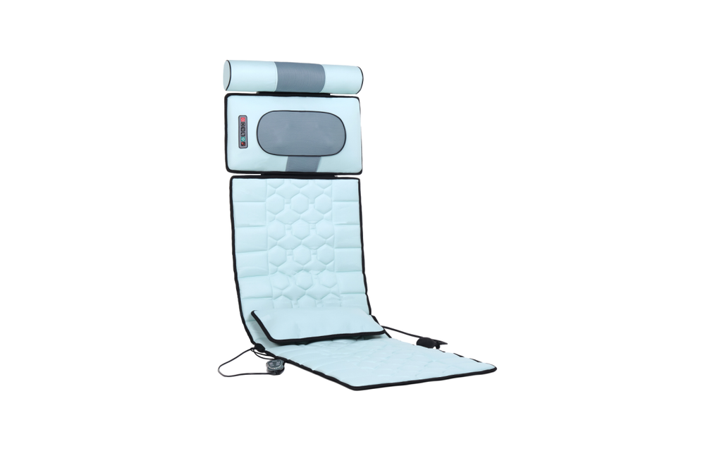 Матрас массажный с подушками CleverCare Silver Cloud, цвет голубой