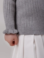 Джемпер для девочки с воланами