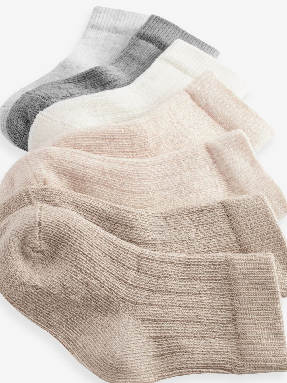 Носки для малышей Next K81-012, 7 шт., Бежевый, Серый