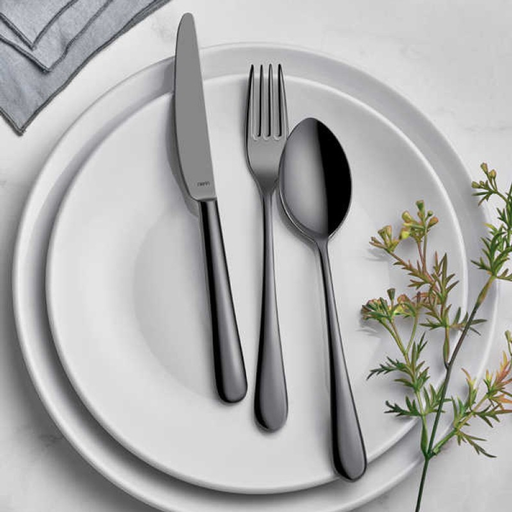 Ложка чайная 13см, Epsilon matt black, Narin