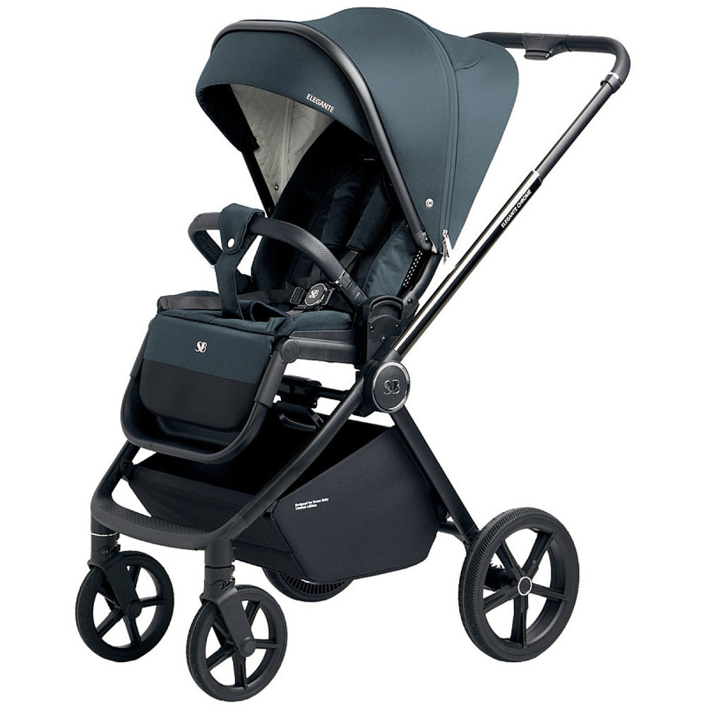 Детская коляска Sweet Baby Elegante 2 в 1 Chrome Blue