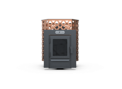 Банная печь Душа- 15 Сетка Ремейк стекло 8мм