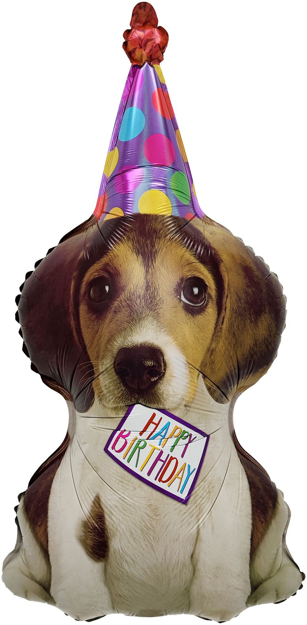 Шар (30''/76 см) Фигура, Щенок в колпачке, 1 шт. в уп.