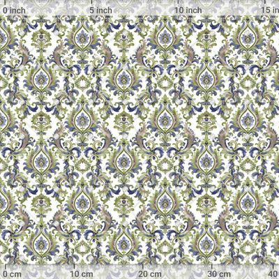 Пейсли, бронза на белом, модерн by Оксана Палинкаш 1071 DPI