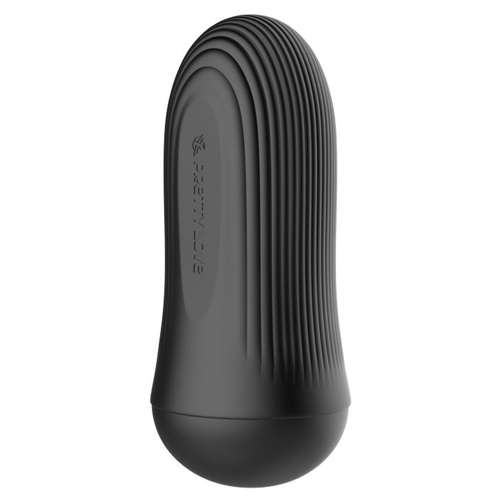 Телесный мастурбатор-вагина Alice в черной колбе (Цвет: телесный с черным)