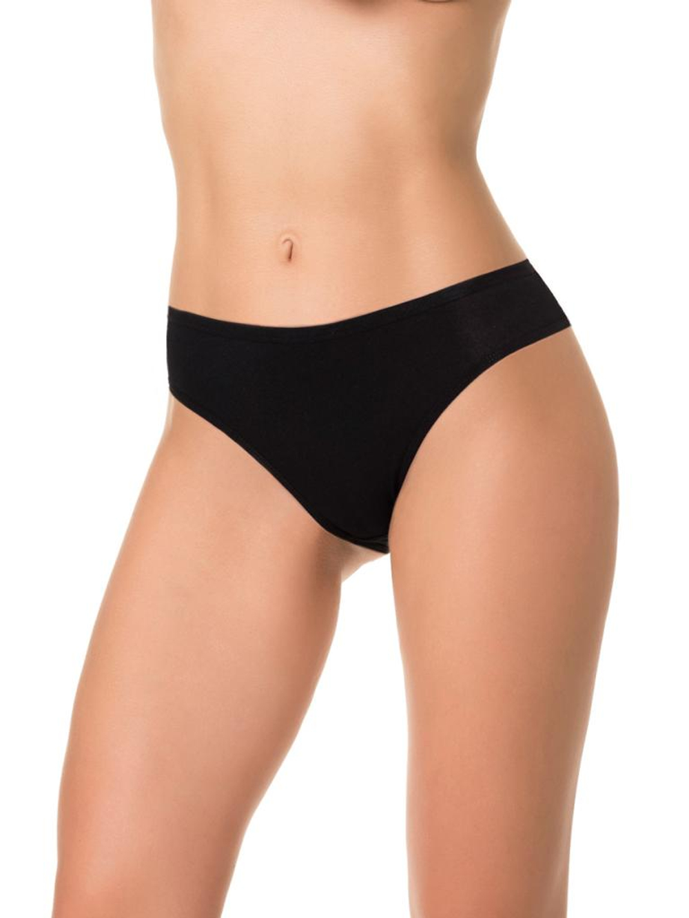 Трусики-бразилиана с задней частью из кружева (Размер: L) (Цвет: темно-синий)