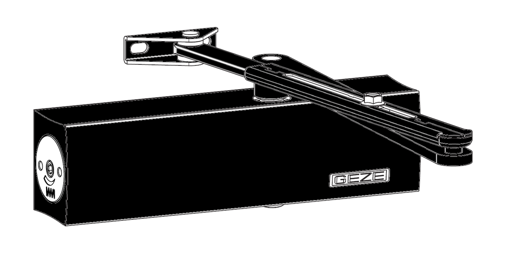 GEZE TS2000 NV BC EN2-4 в комплекте со стандартным рычагом
