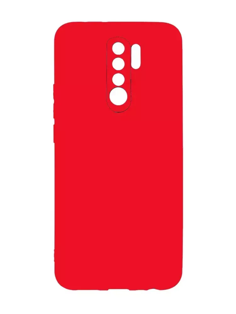 Накладка Xiaomi Redmi 9 силикон матовый Red Zibelino