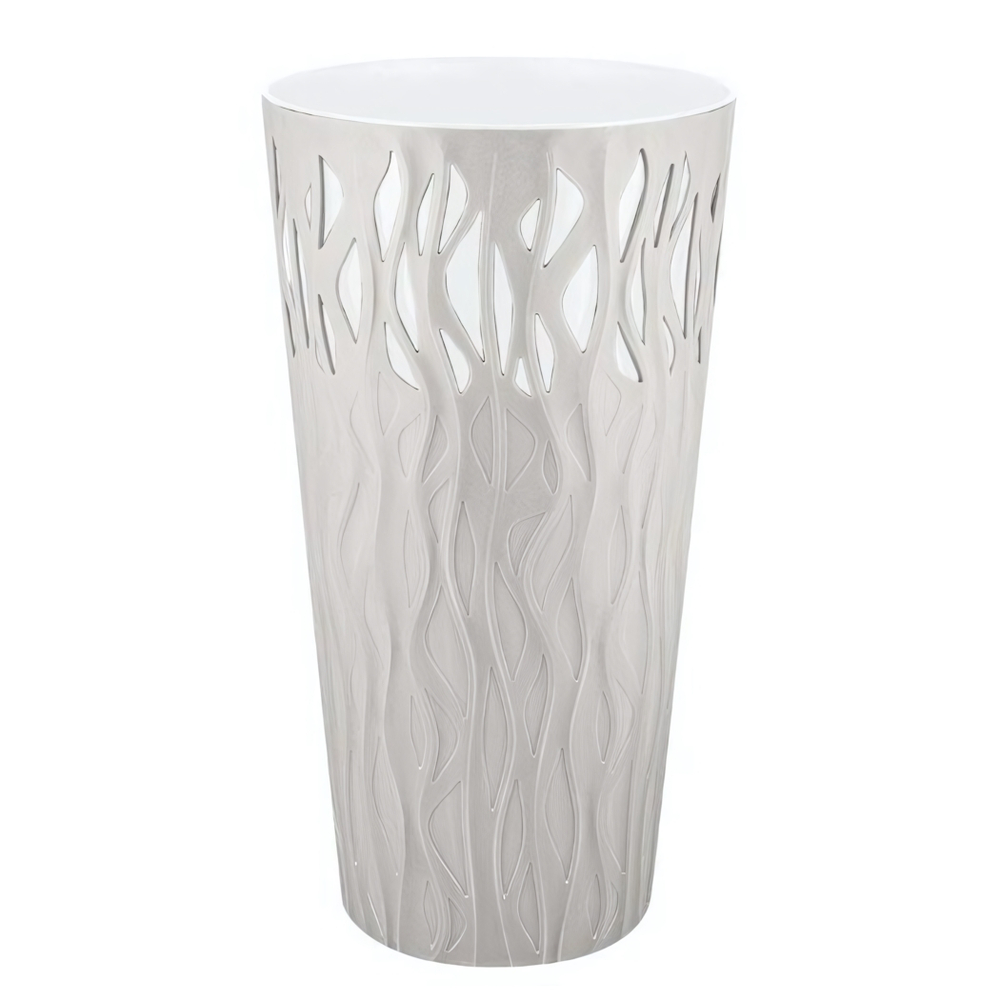 Горшок для цветов InGreen Winds D 340мм/40 л с дренажной вставкой 18,7л белоснежный жасмин