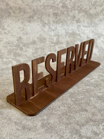 Табличка "RESERVED" 25х6 см