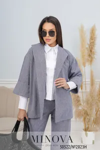 Костюм 2023Н-синій меланж Minova